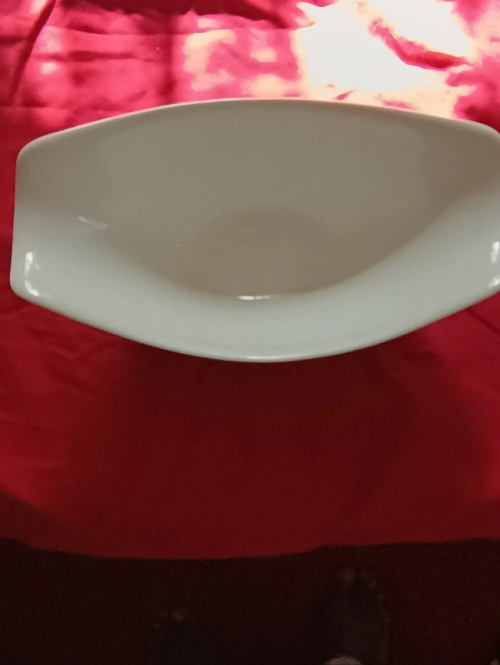 Impromptu Iroquois Ben Seibel Bridal White Ceramic 9.5 inch Serving Bowl